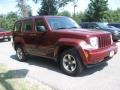 2008 Red Rock Crystal Pearl Jeep Liberty Sport 4x4  photo #3