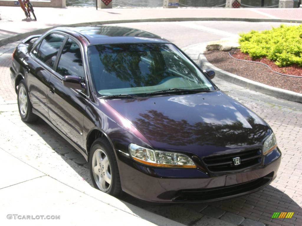 1998 Accord EX V6 Sedan - Purple / Quartz photo #3