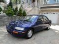 1996 Blue Violet Mica Mazda Protege DX  photo #2