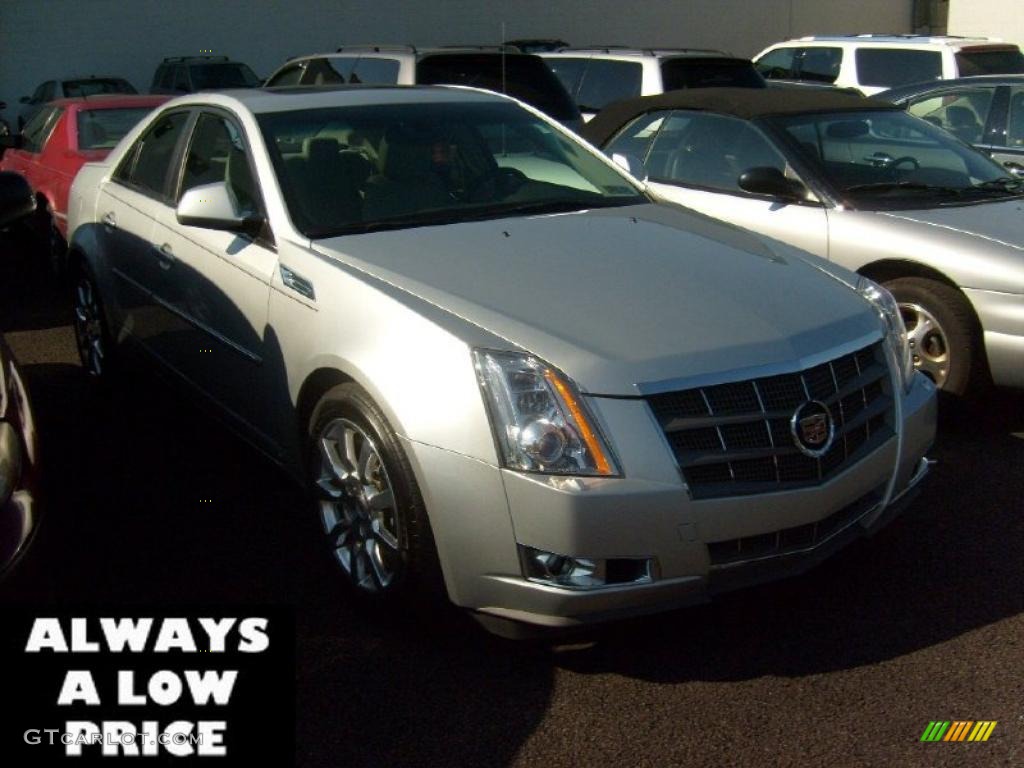 2009 CTS 4 AWD Sedan - Radiant Silver / Ebony photo #1