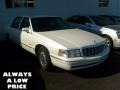 White Diamond Pearl 1998 Cadillac DeVille Sedan