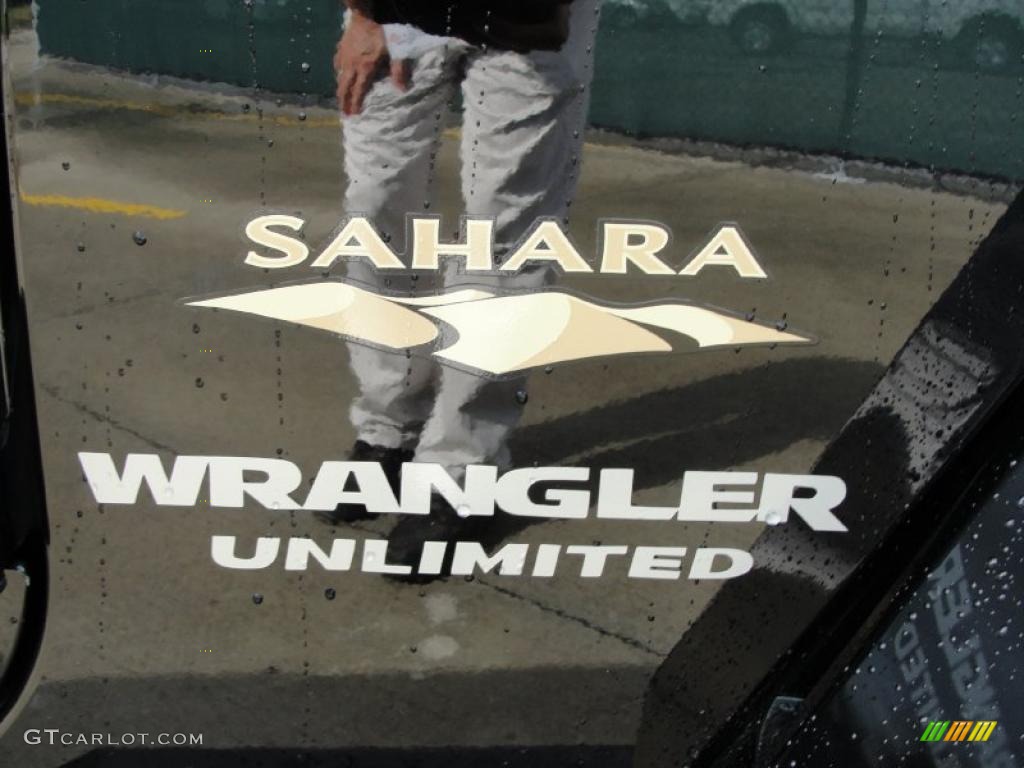 2007 Wrangler Unlimited Sahara - Black / Dark Slate Gray/Medium Slate Gray photo #17