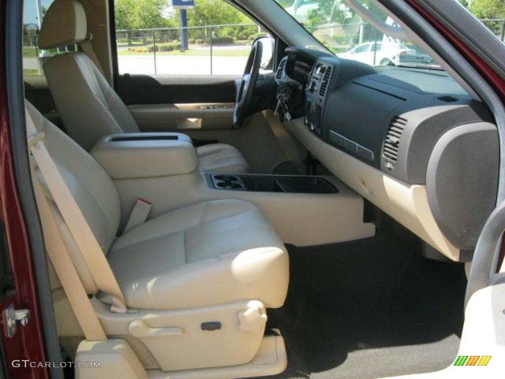 2007 Silverado 1500 LT Extended Cab - Sport Red Metallic / Tan photo #20