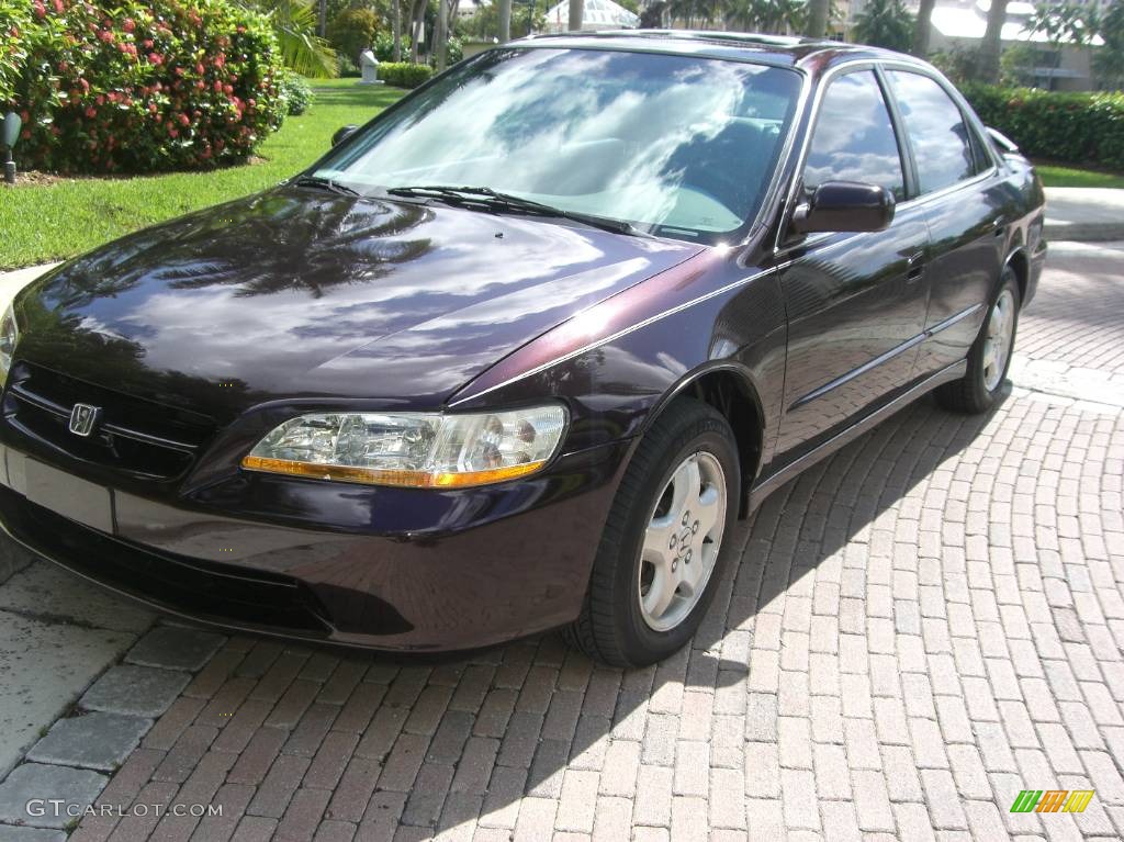 1998 Accord EX V6 Sedan - Purple / Quartz photo #15