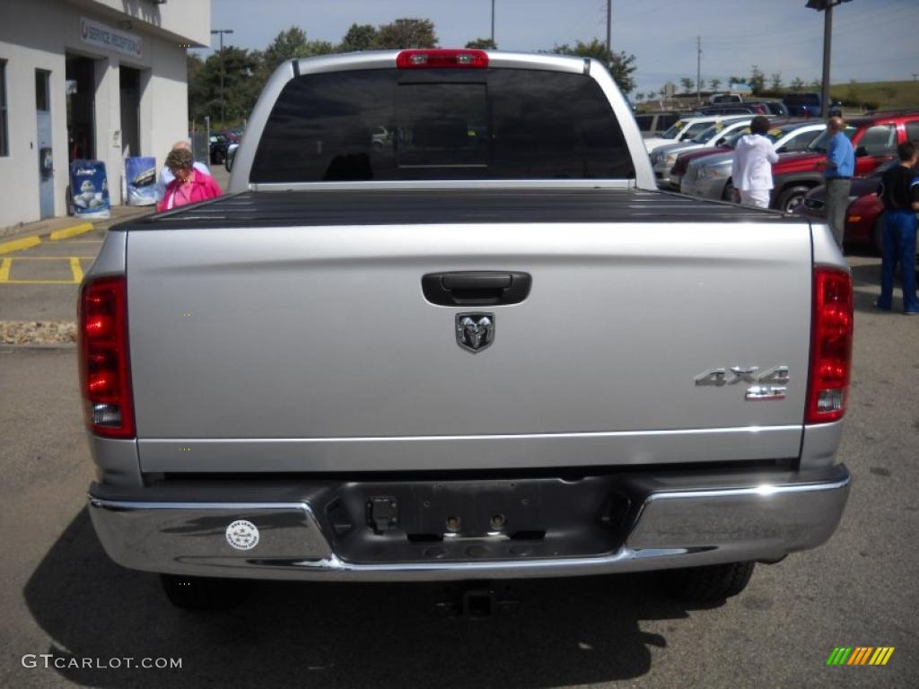 2006 Ram 1500 SLT Mega Cab 4x4 - Bright Silver Metallic / Medium Slate Gray photo #3