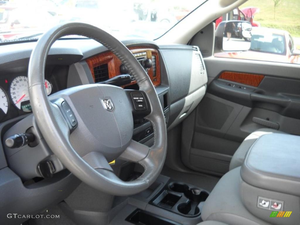 2006 Ram 1500 SLT Mega Cab 4x4 - Bright Silver Metallic / Medium Slate Gray photo #7