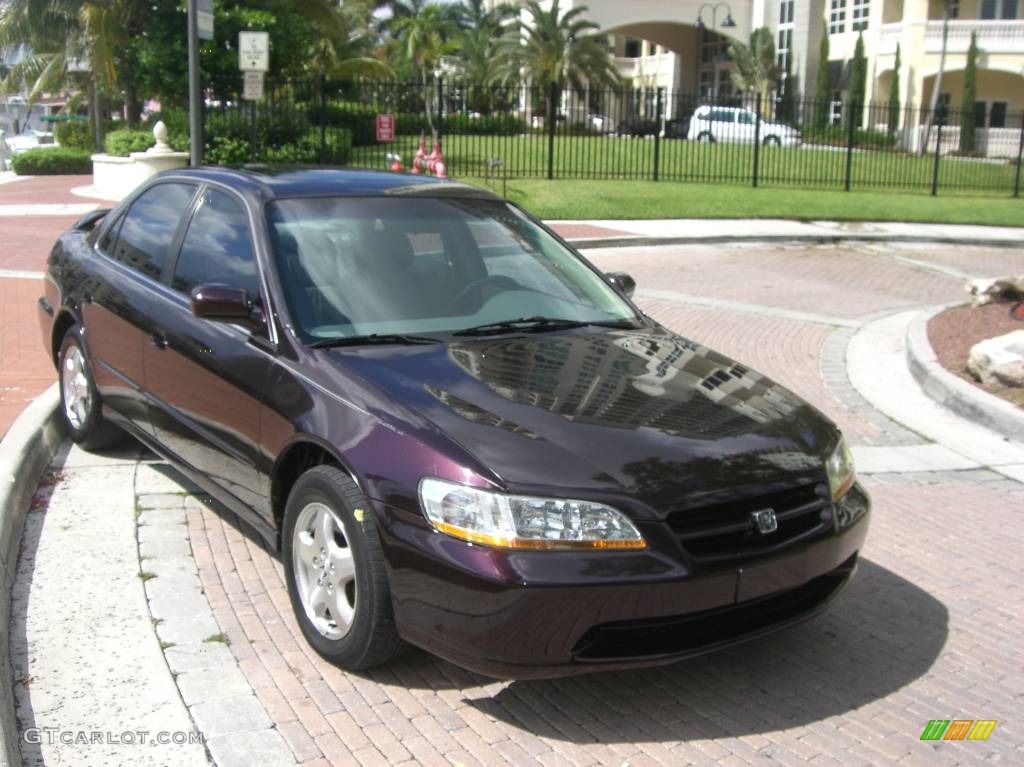 1998 Accord EX V6 Sedan - Purple / Quartz photo #18