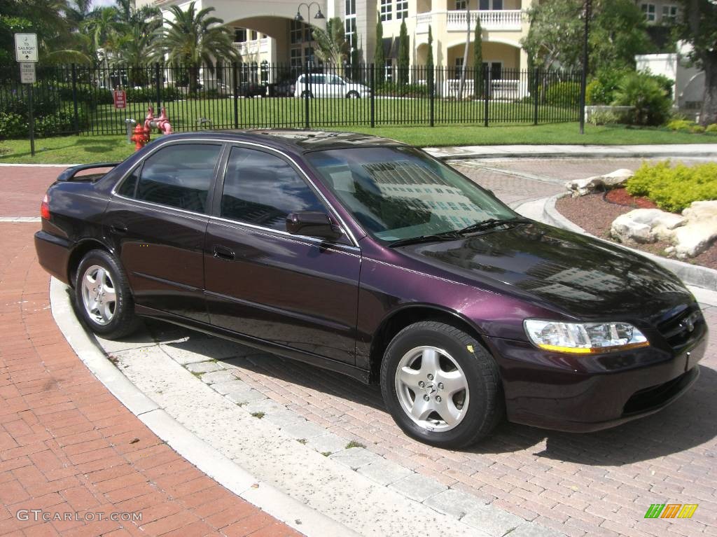 1998 Accord EX V6 Sedan - Purple / Quartz photo #19