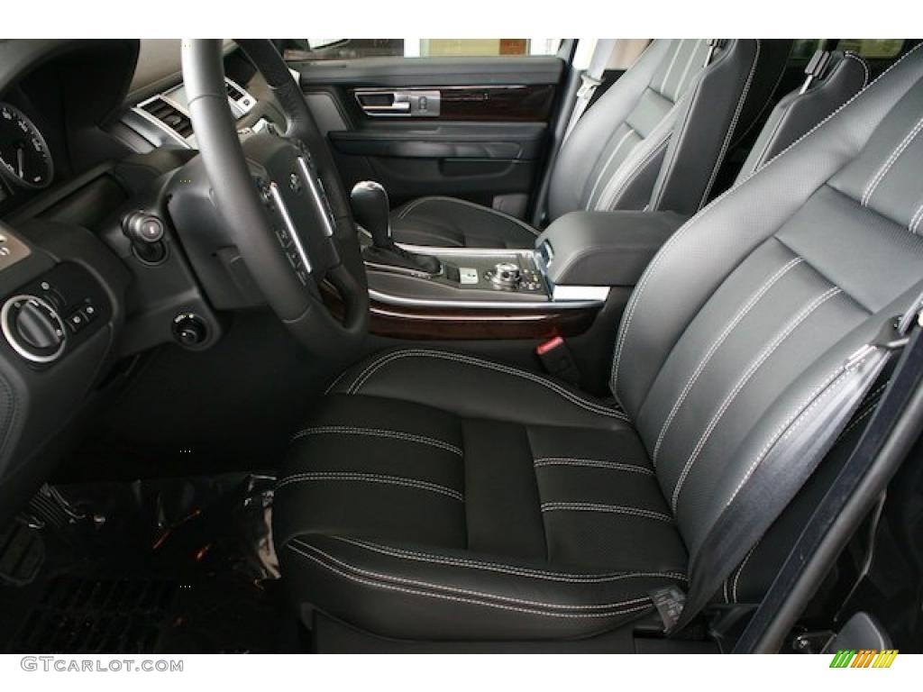 2011 Range Rover Sport HSE LUX - Santorini Black Metallic / Ebony/Ebony photo #3