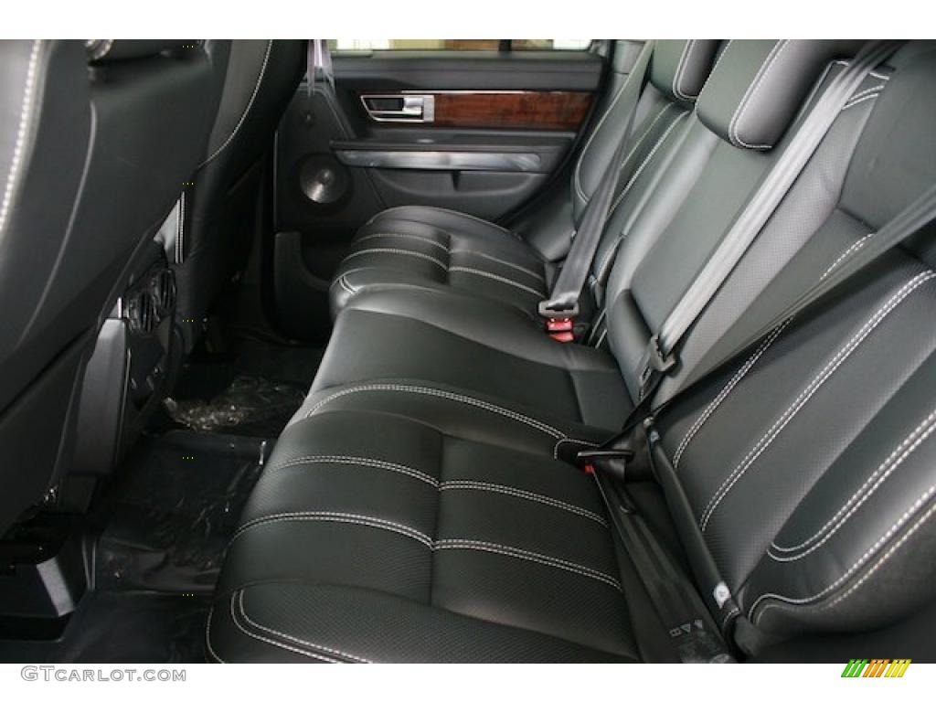 2011 Range Rover Sport HSE LUX - Santorini Black Metallic / Ebony/Ebony photo #4
