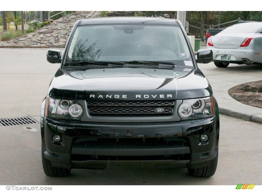 2011 Range Rover Sport HSE LUX - Santorini Black Metallic / Ebony/Ebony photo #5