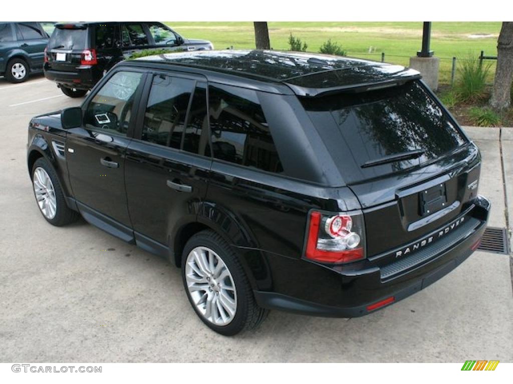 2011 Range Rover Sport HSE LUX - Santorini Black Metallic / Ebony/Ebony photo #7