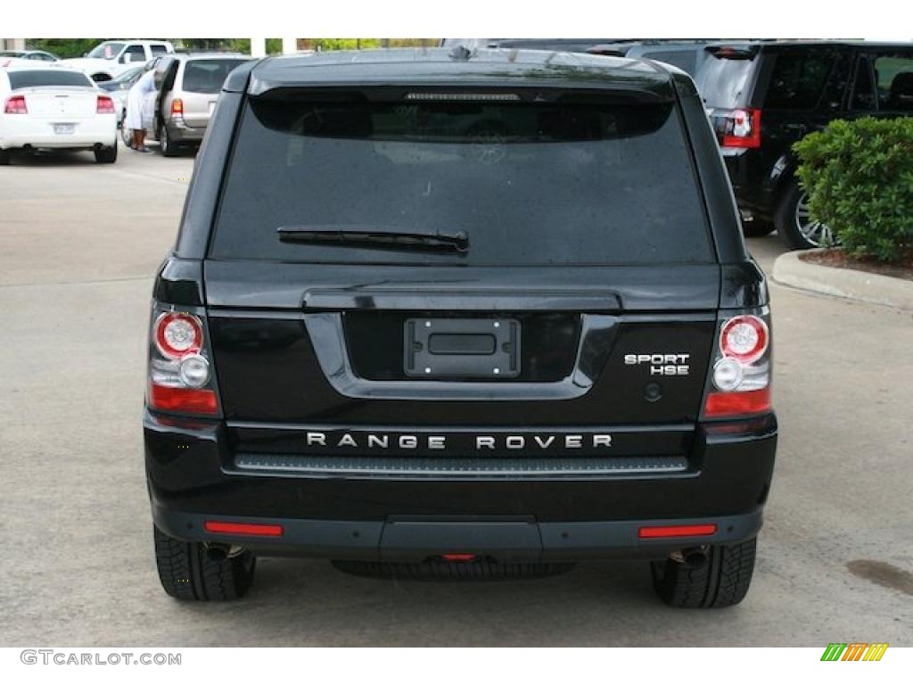 2011 Range Rover Sport HSE LUX - Santorini Black Metallic / Ebony/Ebony photo #8