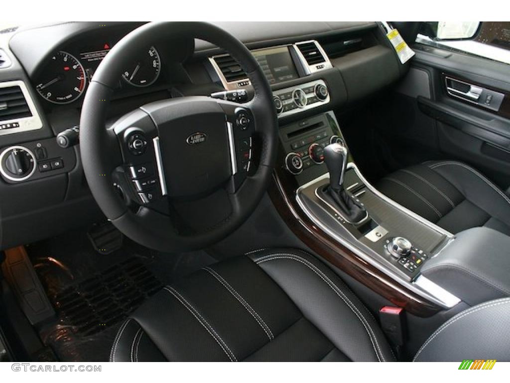 2011 Range Rover Sport HSE LUX - Santorini Black Metallic / Ebony/Ebony photo #11