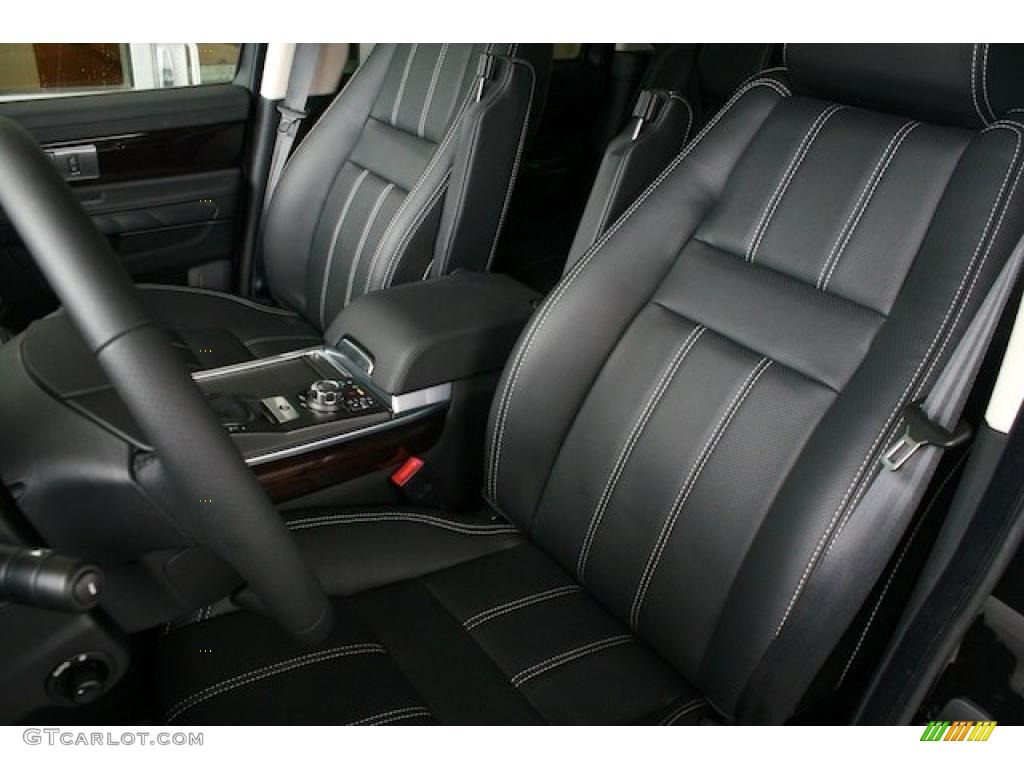 2011 Range Rover Sport HSE LUX - Santorini Black Metallic / Ebony/Ebony photo #12