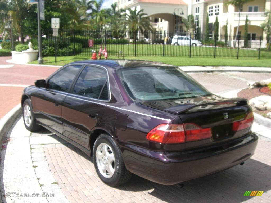 1998 Accord EX V6 Sedan - Purple / Quartz photo #23