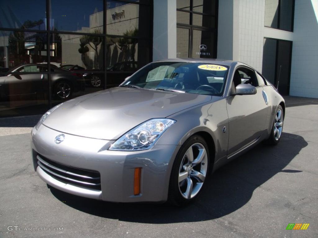 2008 350Z Touring Coupe - Carbon Silver / Charcoal photo #1