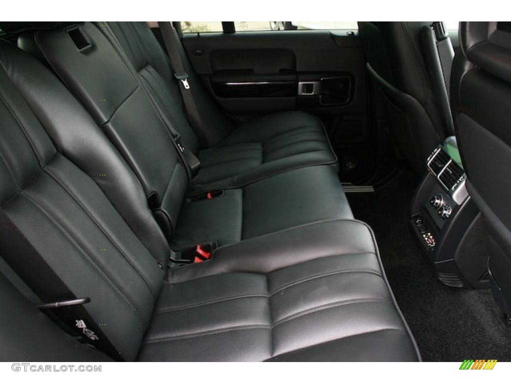 2009 Range Rover Supercharged - Santorini Black Metallic / Jet Black/Jet Black photo #31