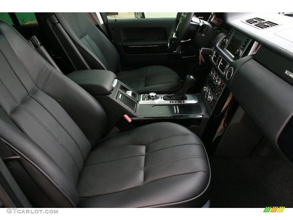 2009 Range Rover Supercharged - Santorini Black Metallic / Jet Black/Jet Black photo #34
