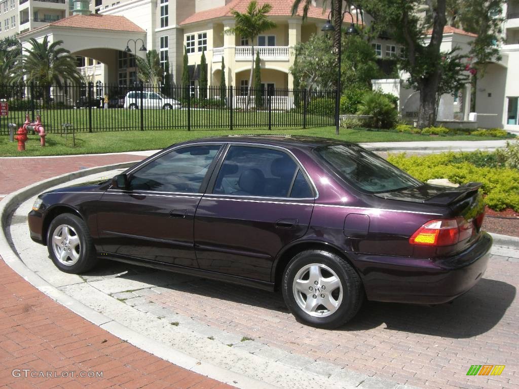 1998 Accord EX V6 Sedan - Purple / Quartz photo #24