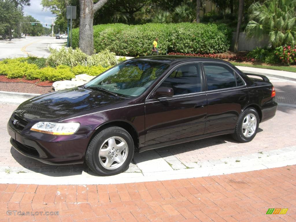 1998 Accord EX V6 Sedan - Purple / Quartz photo #25