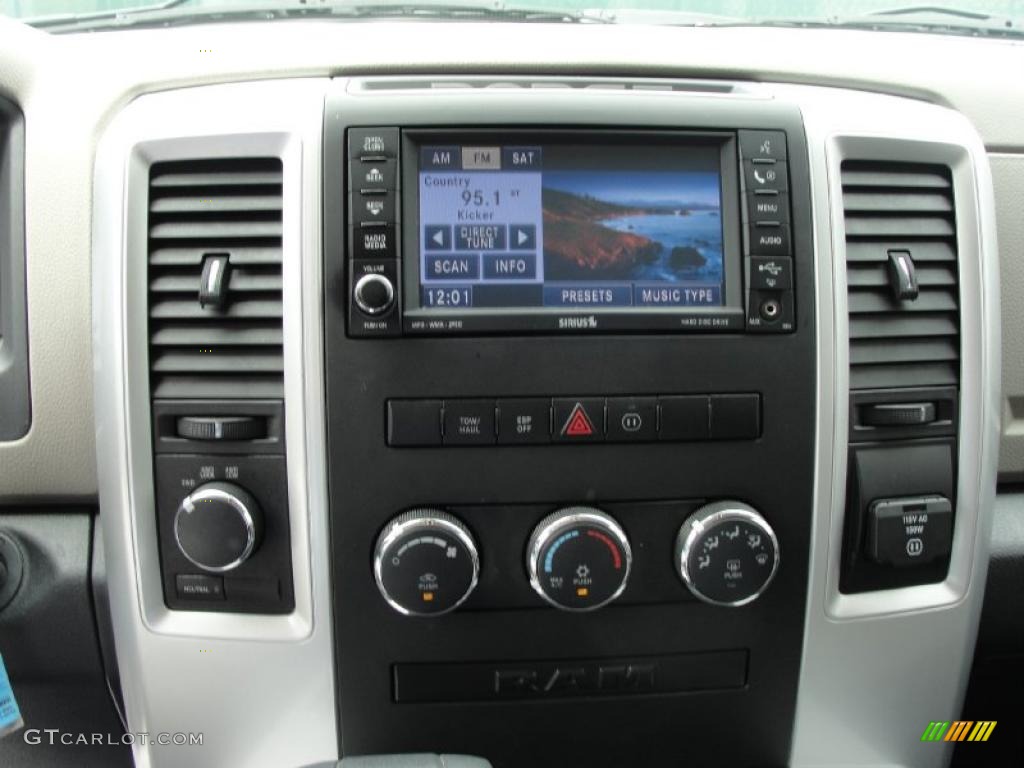 2009 Ram 1500 Lone Star Edition Crew Cab 4x4 - Brilliant Black Crystal Pearl / Dark Slate Gray photo #42