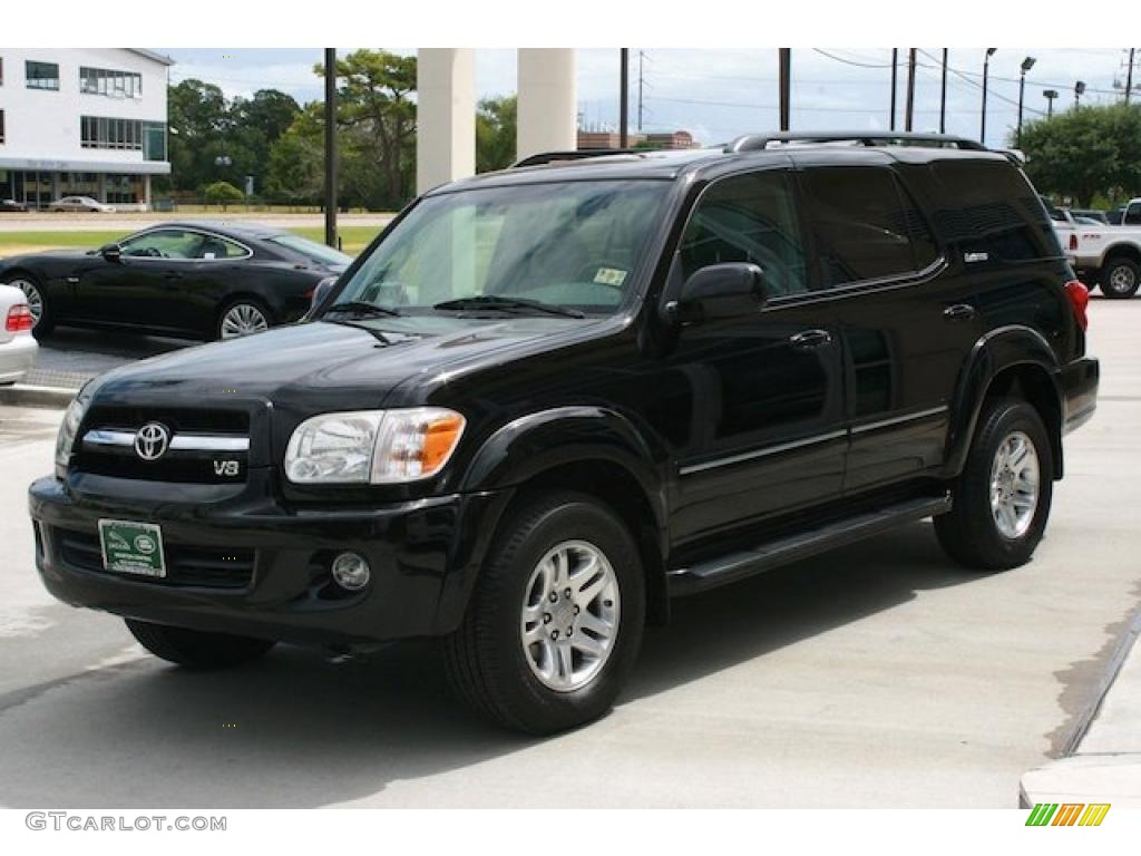 2005 Sequoia Limited - Black / Light Charcoal photo #7