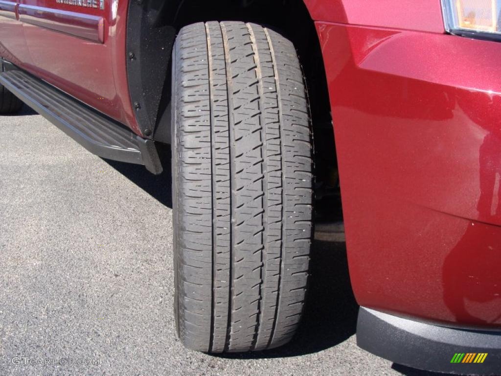 2008 Avalanche LTZ 4x4 - Deep Ruby Red Metallic / Dark Titanium/Light Titanium photo #2