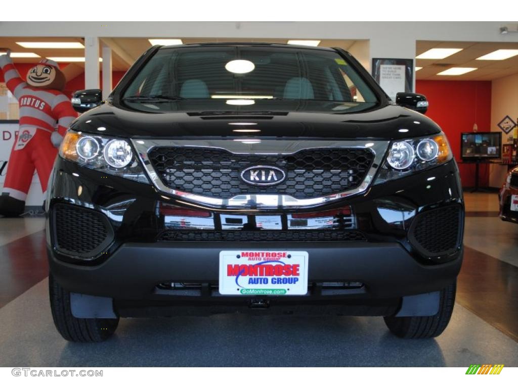 2011 Sorento LX - Ebony Black / Gray photo #12