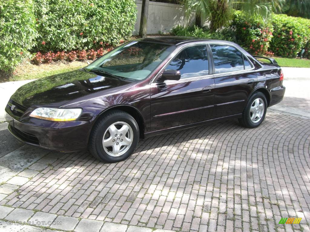 1998 Accord EX V6 Sedan - Purple / Quartz photo #36