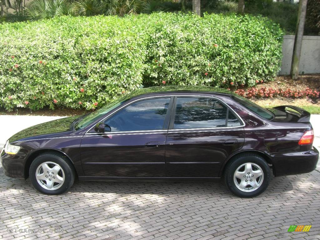1998 Accord EX V6 Sedan - Purple / Quartz photo #37