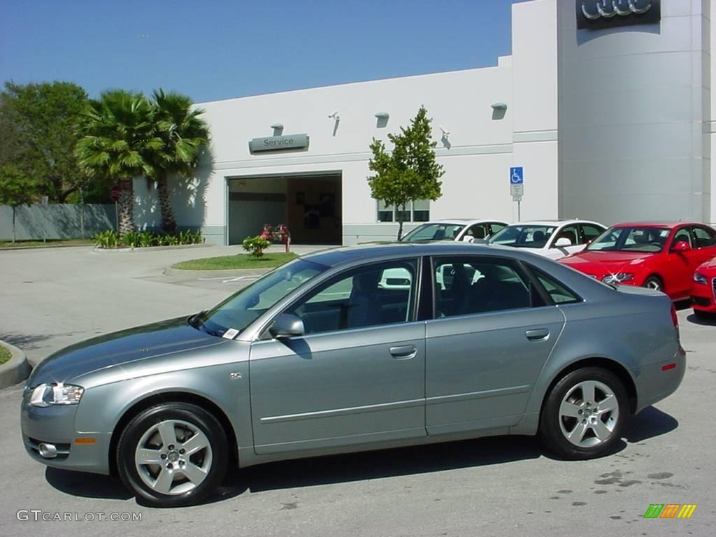 2006 A4 2.0T Sedan - Quartz Gray Metallic / Platinum photo #2