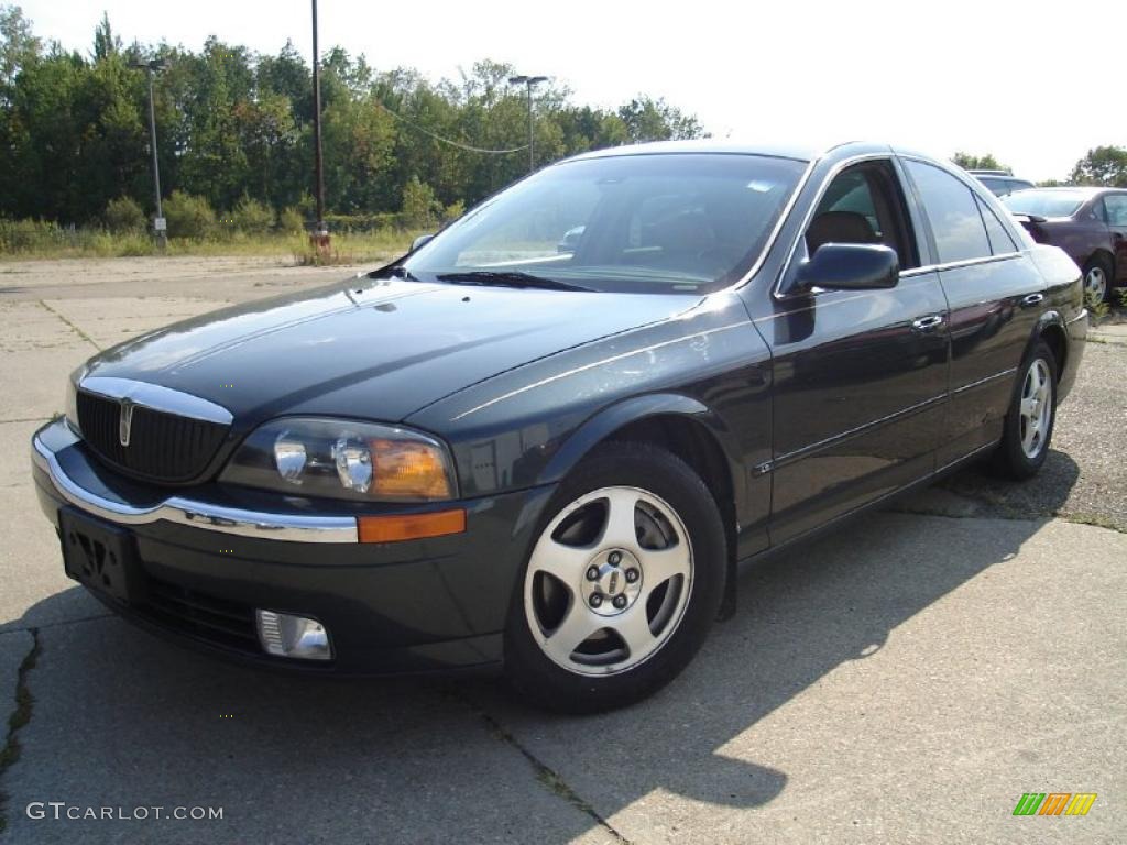 2000 LS V6 - Dark Green Satin Metallic / Medium Parchment photo #1