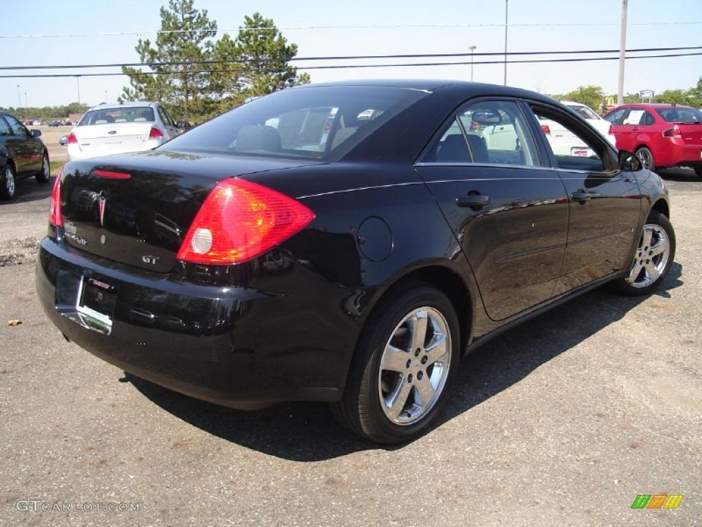 2008 G6 GT Sedan - Black / Ebony Black photo #5