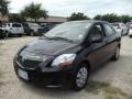 2009 Black Sand Pearl Toyota Yaris Sedan  photo #1