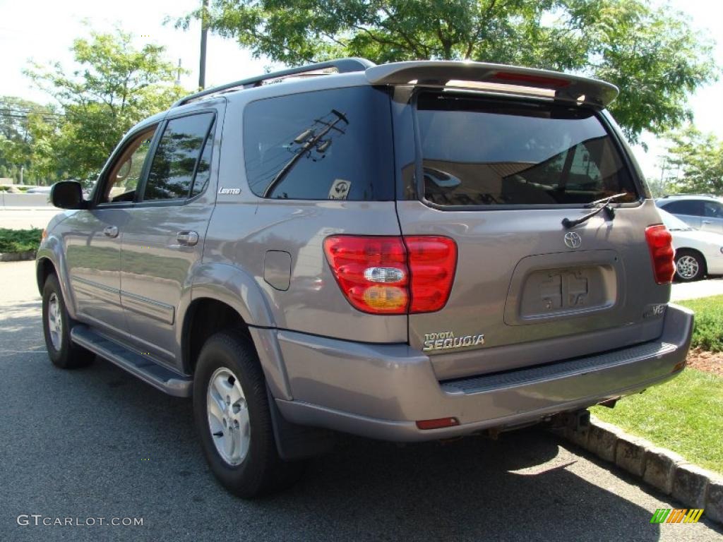 2001 Sequoia Limited 4x4 - Desert Sand Mica / Oak photo #5