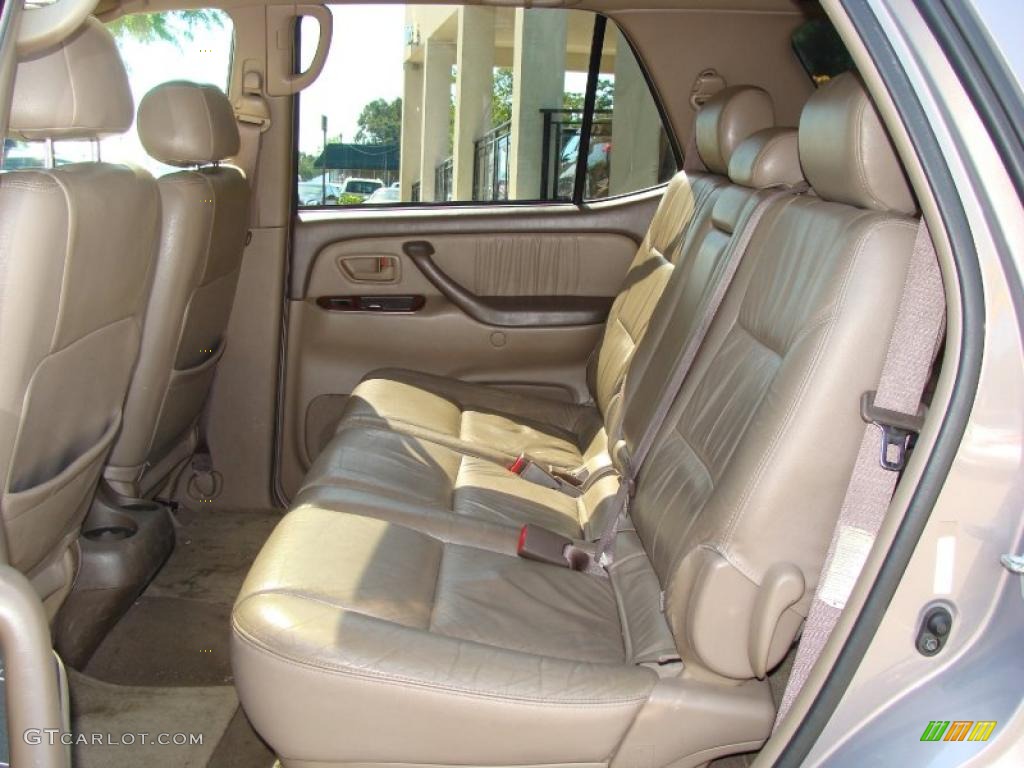2001 Sequoia Limited 4x4 - Desert Sand Mica / Oak photo #8
