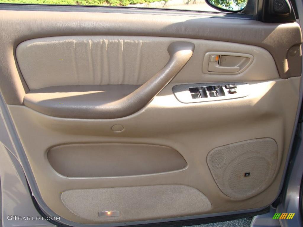 2001 Sequoia Limited 4x4 - Desert Sand Mica / Oak photo #10