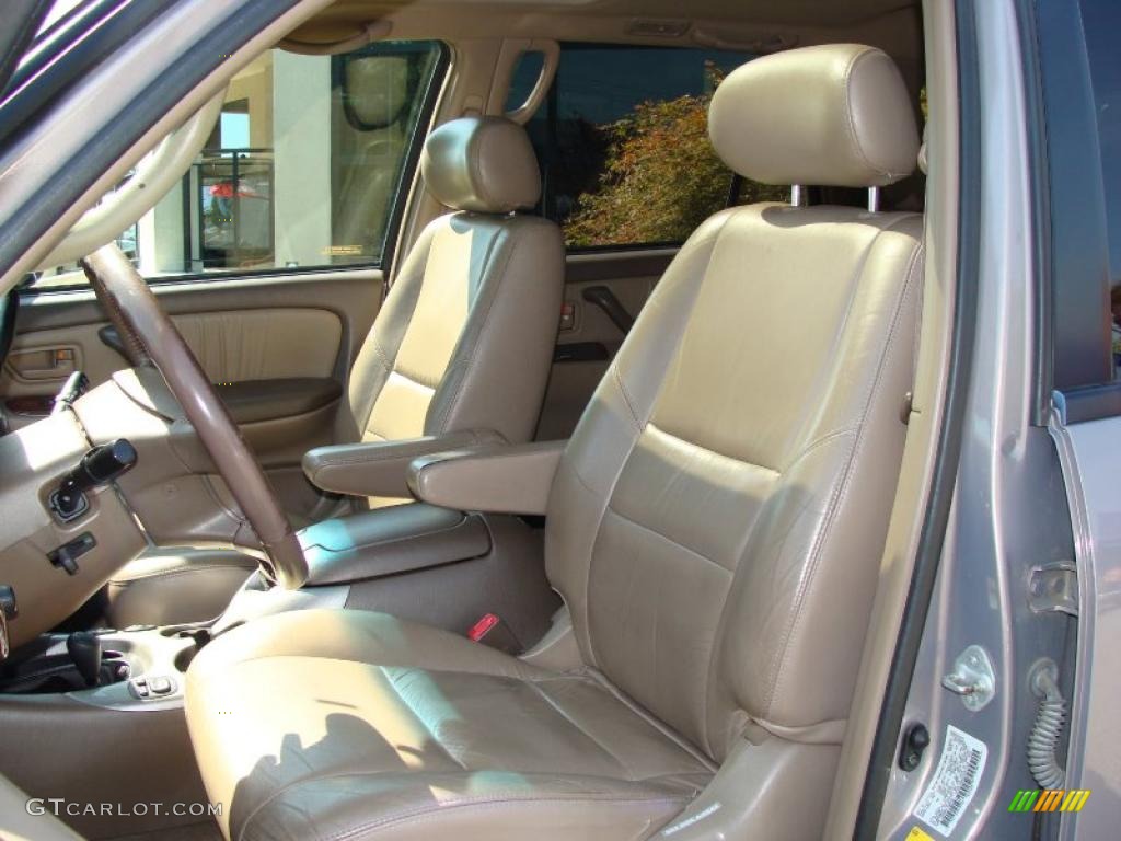 2001 Sequoia Limited 4x4 - Desert Sand Mica / Oak photo #11