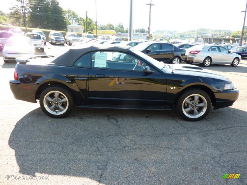 2001 Mustang GT Convertible - Black / Dark Charcoal photo #5