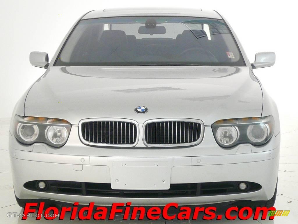 2004 7 Series 745i Sedan - Titanium Silver Metallic / Black/Black photo #5