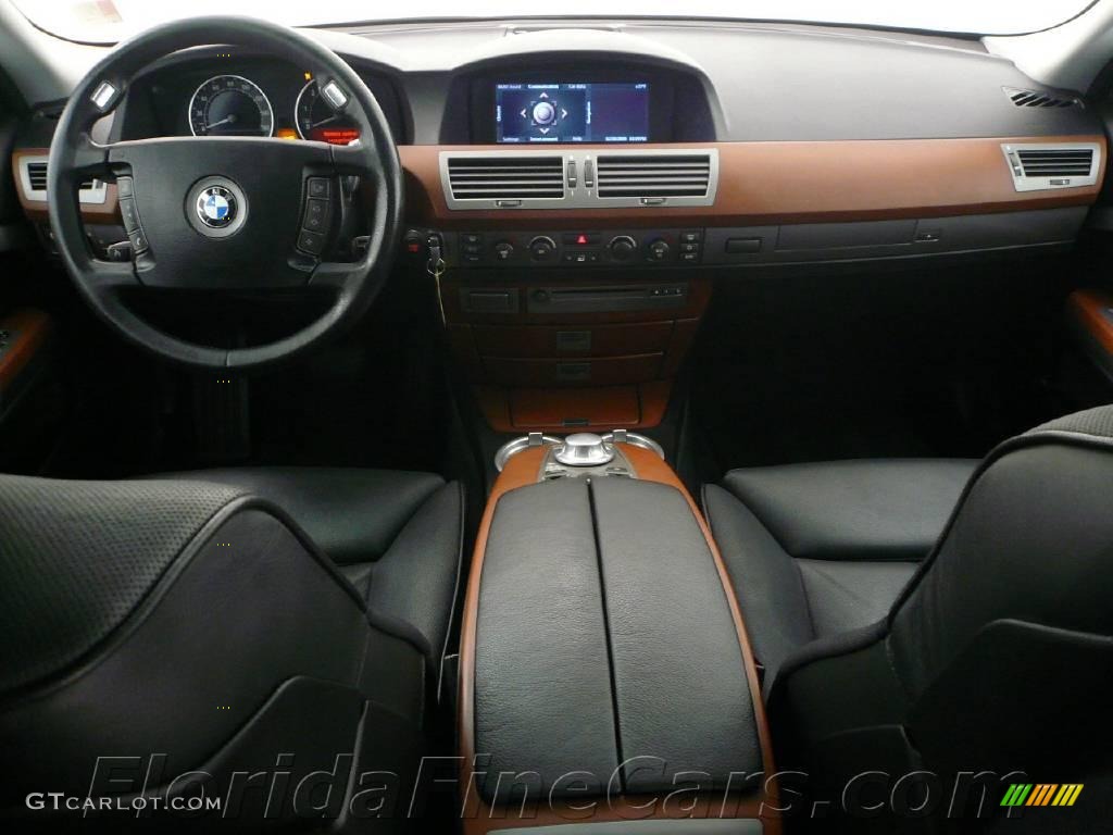 2004 7 Series 745i Sedan - Titanium Silver Metallic / Black/Black photo #17