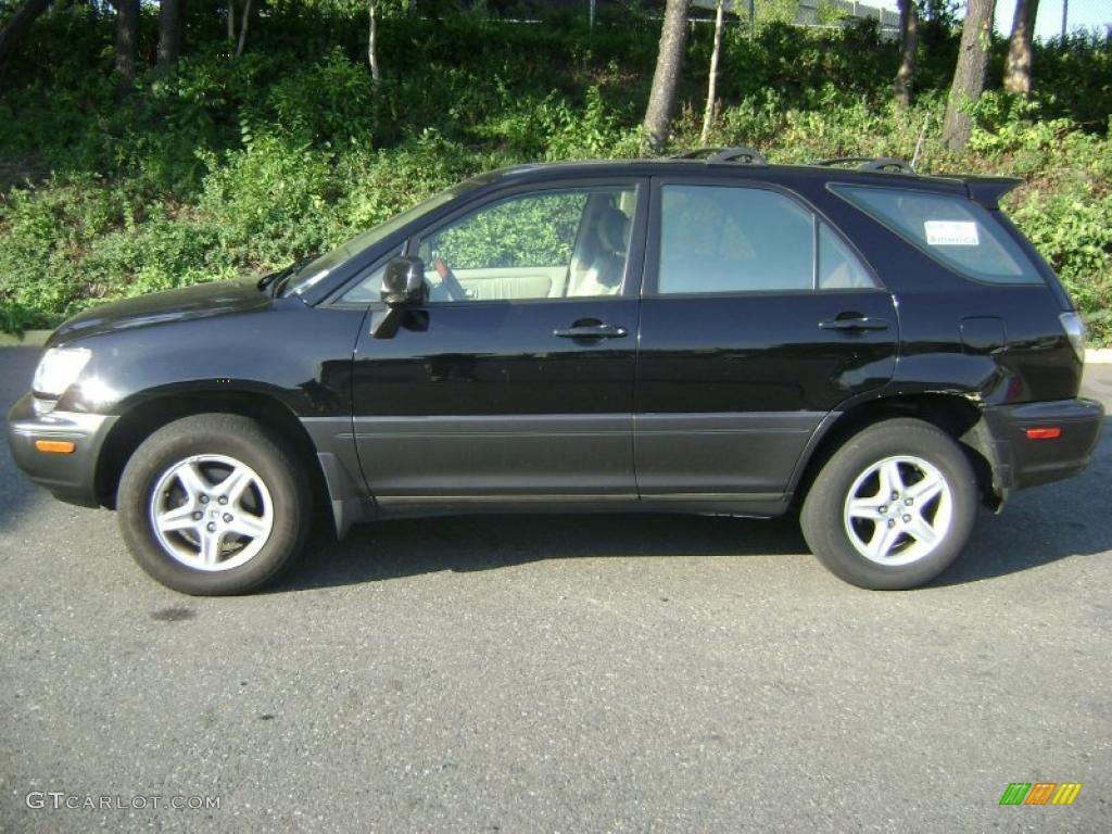 2001 RX 300 AWD - Black Onyx / Ivory photo #1