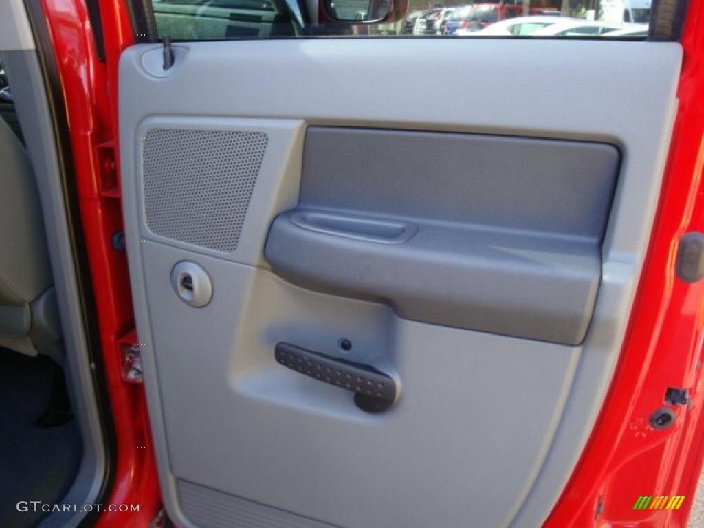 2007 Ram 1500 SLT Quad Cab 4x4 - Flame Red / Medium Slate Gray photo #17