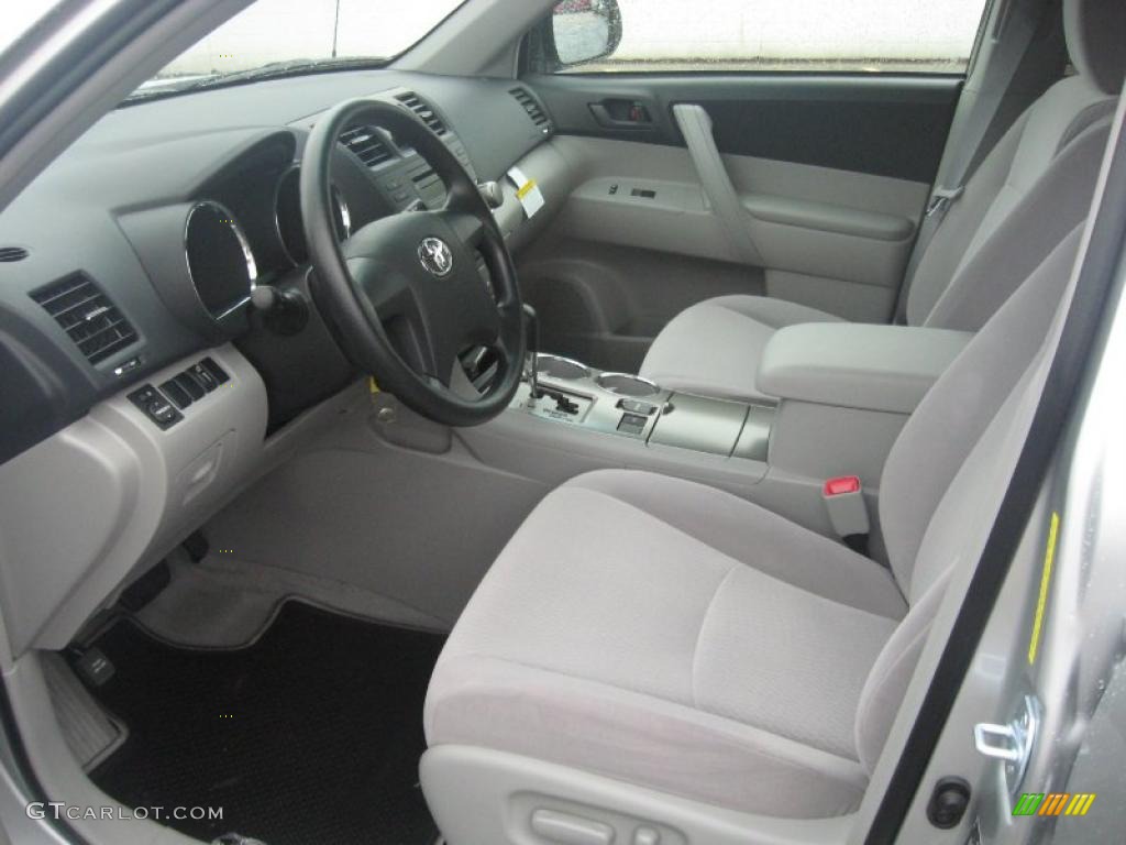 2010 Highlander V6 - Classic Silver Metallic / Ash photo #10