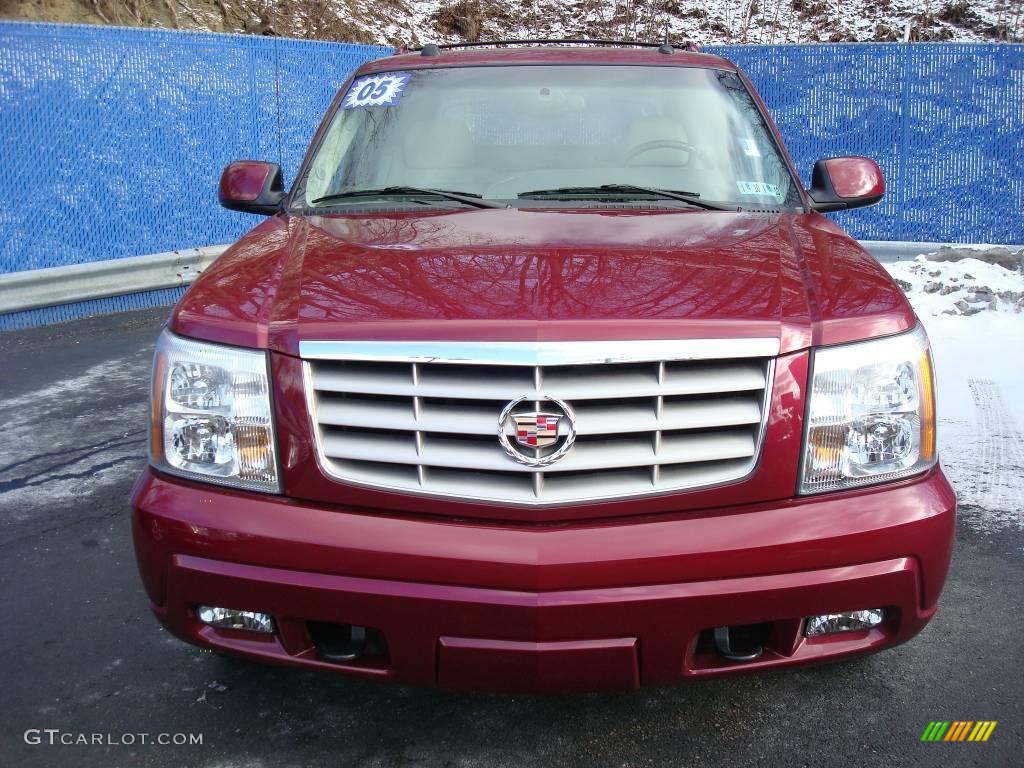 2005 Escalade EXT AWD - Red E / Shale photo #7