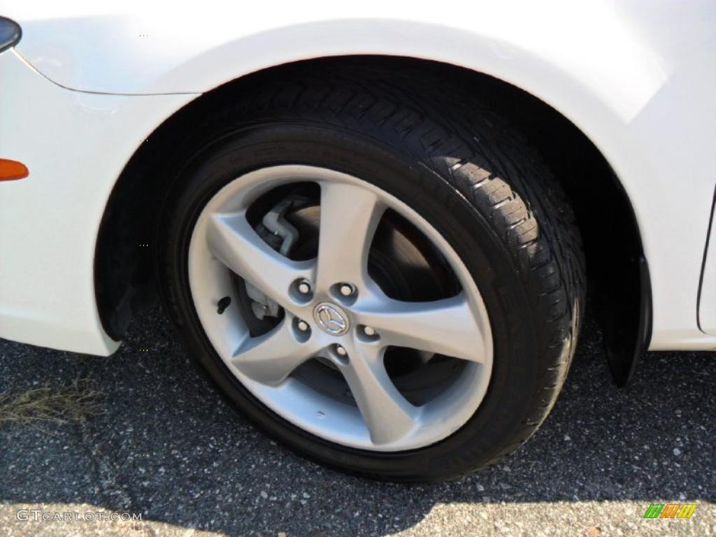2006 MAZDA6 s Sport Sedan - Performance White / Beige photo #25