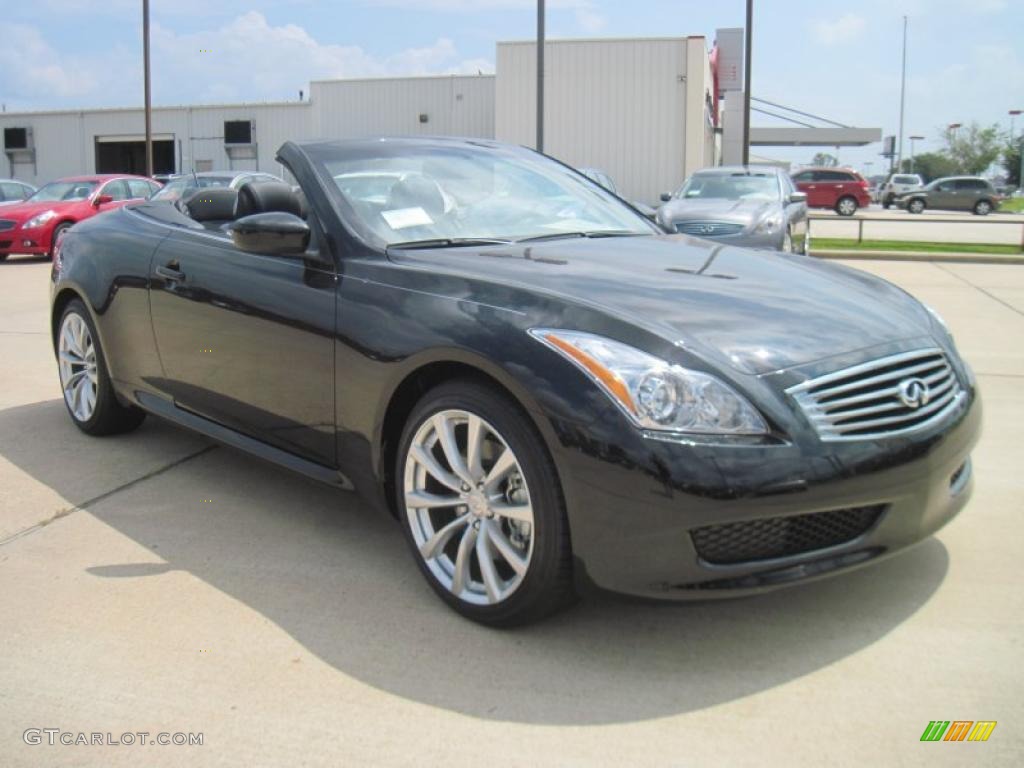 Obsidian Black 2010 Infiniti G 37 Convertible Exterior Photo #36014073