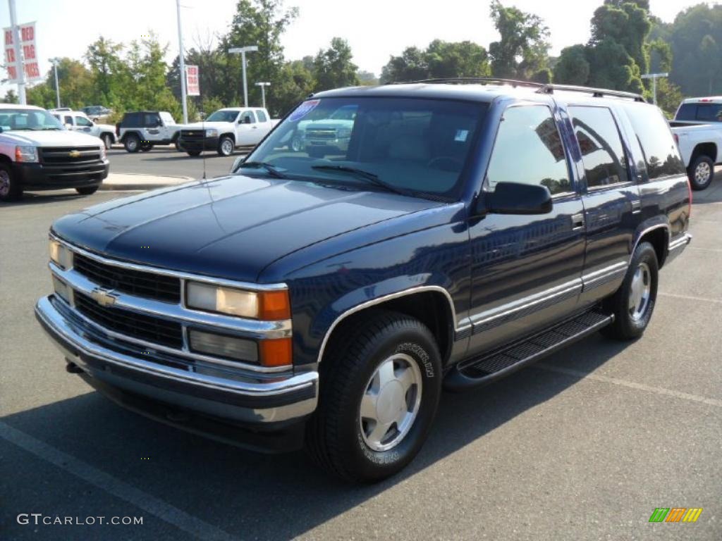 1999 Indigo Blue Metallic Chevrolet Tahoe Lt 4x4 35999478