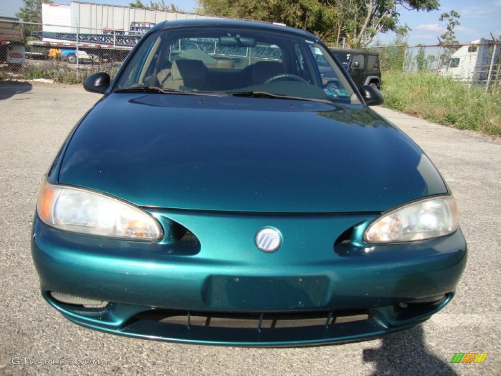 1997 Tracer LS Sedan - Pacific Green Metallic / Medium Prairie Tan photo #3